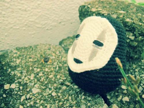 kaonashi amigurumi spirited away no face crochet amigurumei