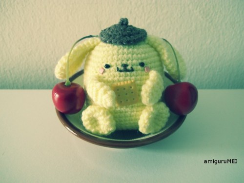 Purin sanrio amigurumi yellow dog amigurumei crochet