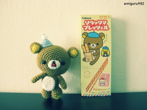 rilakkuma san x amigurumi bear crochet amigurumei
