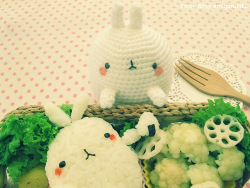 amigurumei amigurumi molang korea rabbit crochet fat bunny