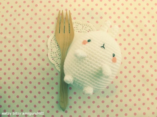 amigurumei amigurumi molang korea rabbit crochet fat bunny