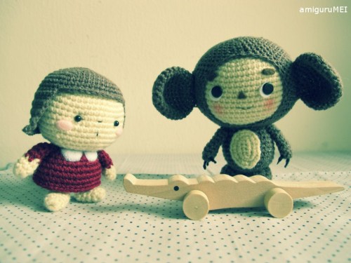 crochet russian cartoon character