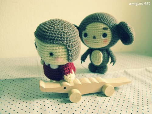 crochet cartoon character