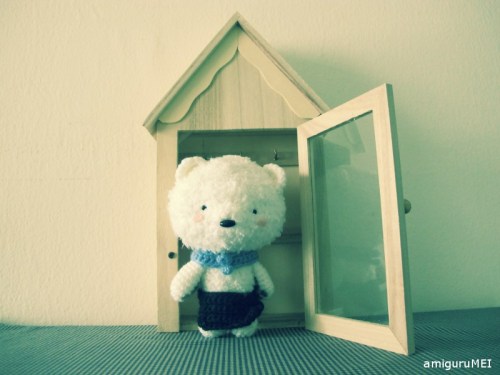 polar bear amigurumi shirokuma cafe amigurumei crochet fuzzy white anime