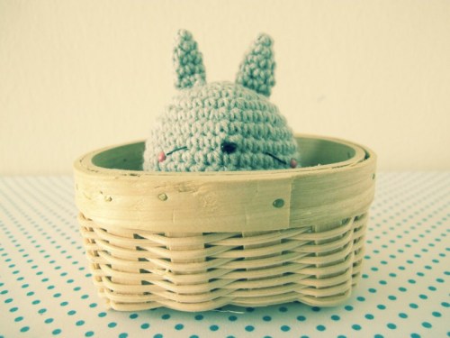 sleeping totoro ghibli amigurumi