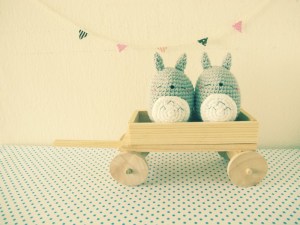 sleeping totoro ghibli amigurumi