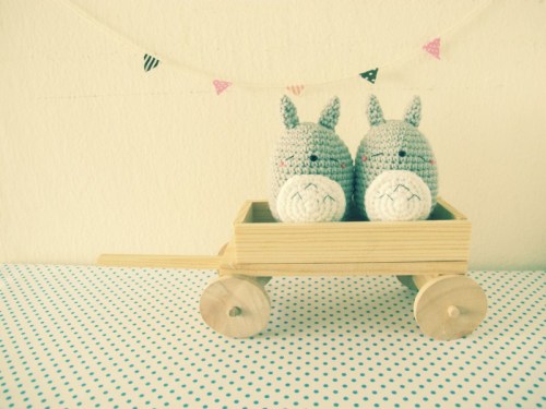 sleeping totoro ghibli amigurumi