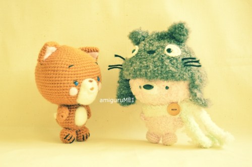 crochet ghibli fuzzy amigurumei