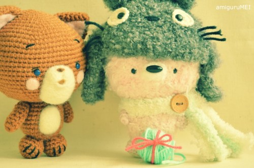 crochet ghibli fuzzy amigurumei