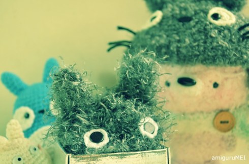 crochet ghibli fuzzy amigurumei