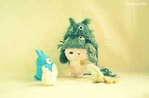 crochet ghibli fuzzy amigurumei