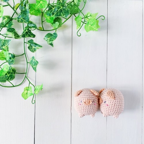 free crochet pig pattern