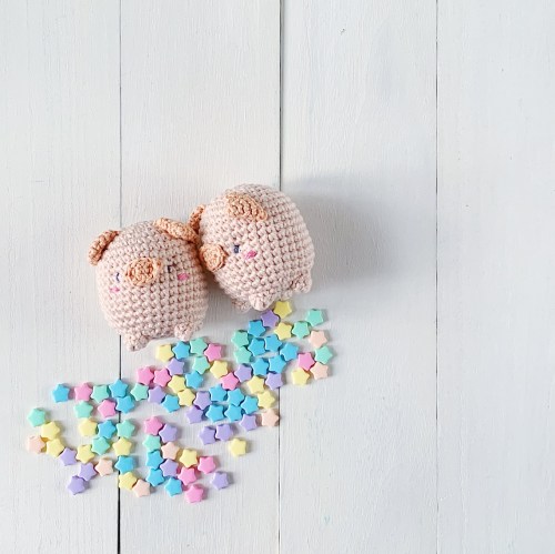 free crochet pig pattern
