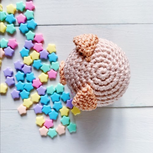 free crochet pig pattern