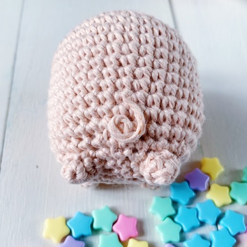 free crochet pig pattern
